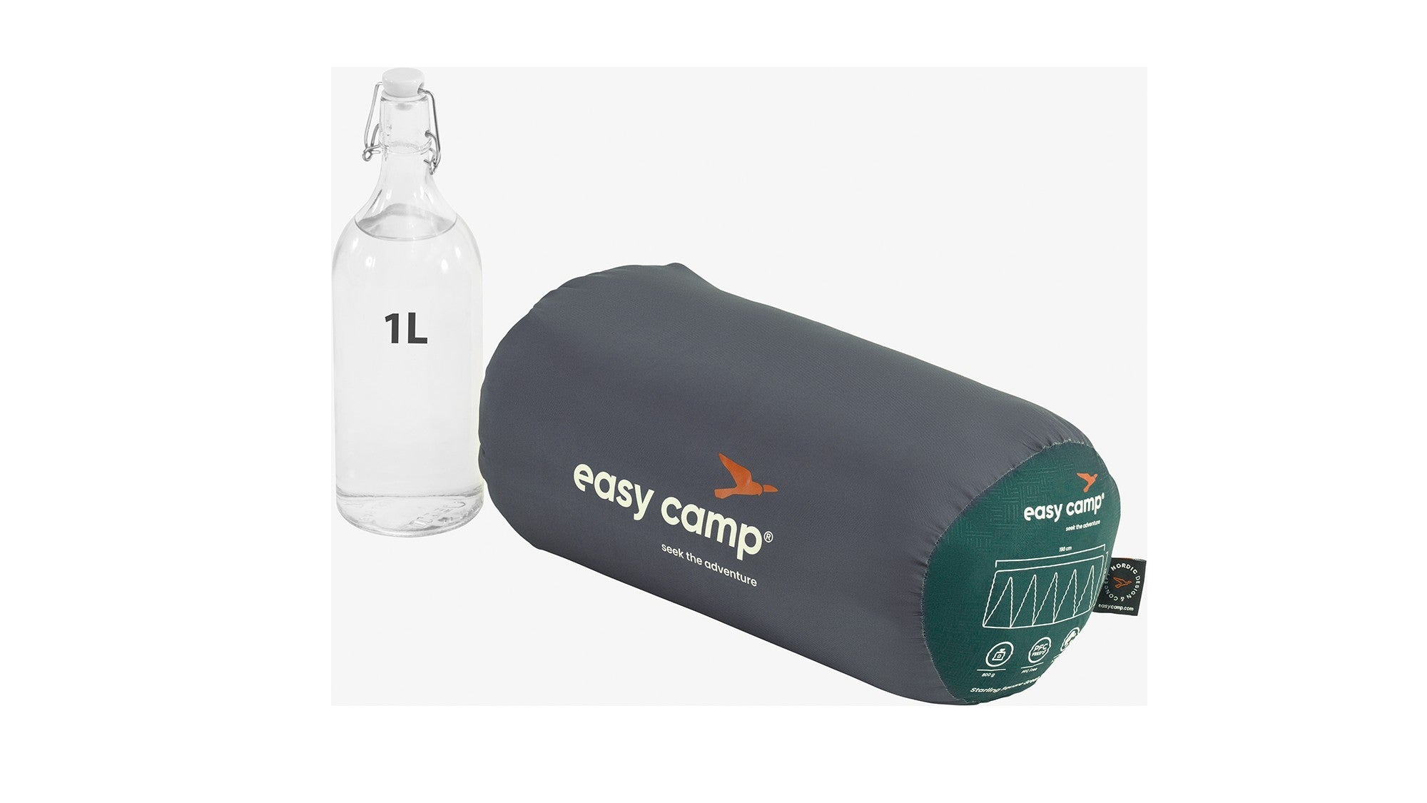 Υπνόσακος Easy Camp Starling Square Green 10°C | www.lightgear.gr