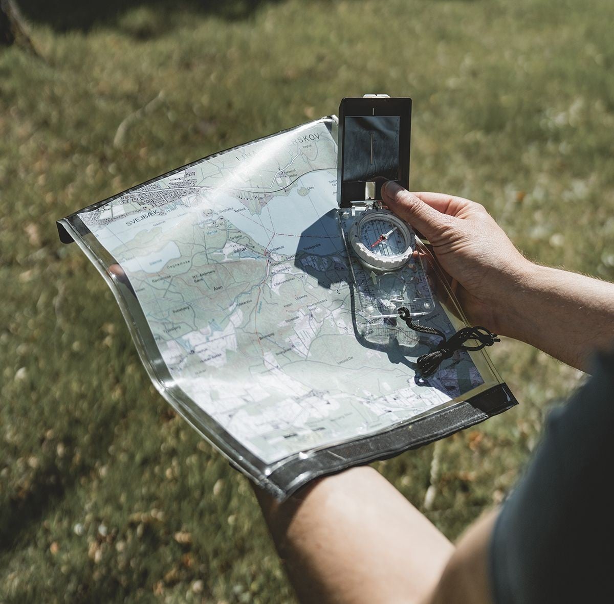 Πυξίδα Map Compass Mirror Easy Camp με Καθρέφτη | www.lightgear.gr