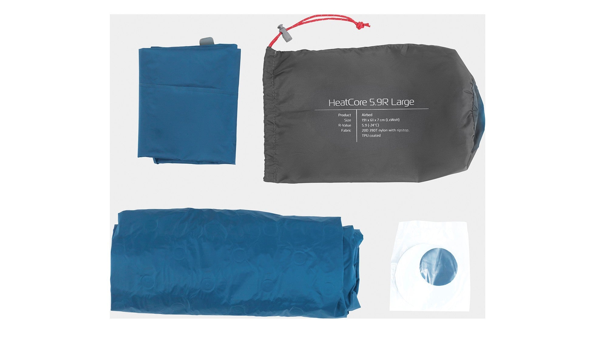 Αυτοφούσκωτο Υπόστρωμα Robens HeatCore 5.9R Large | www.lightgear.gr