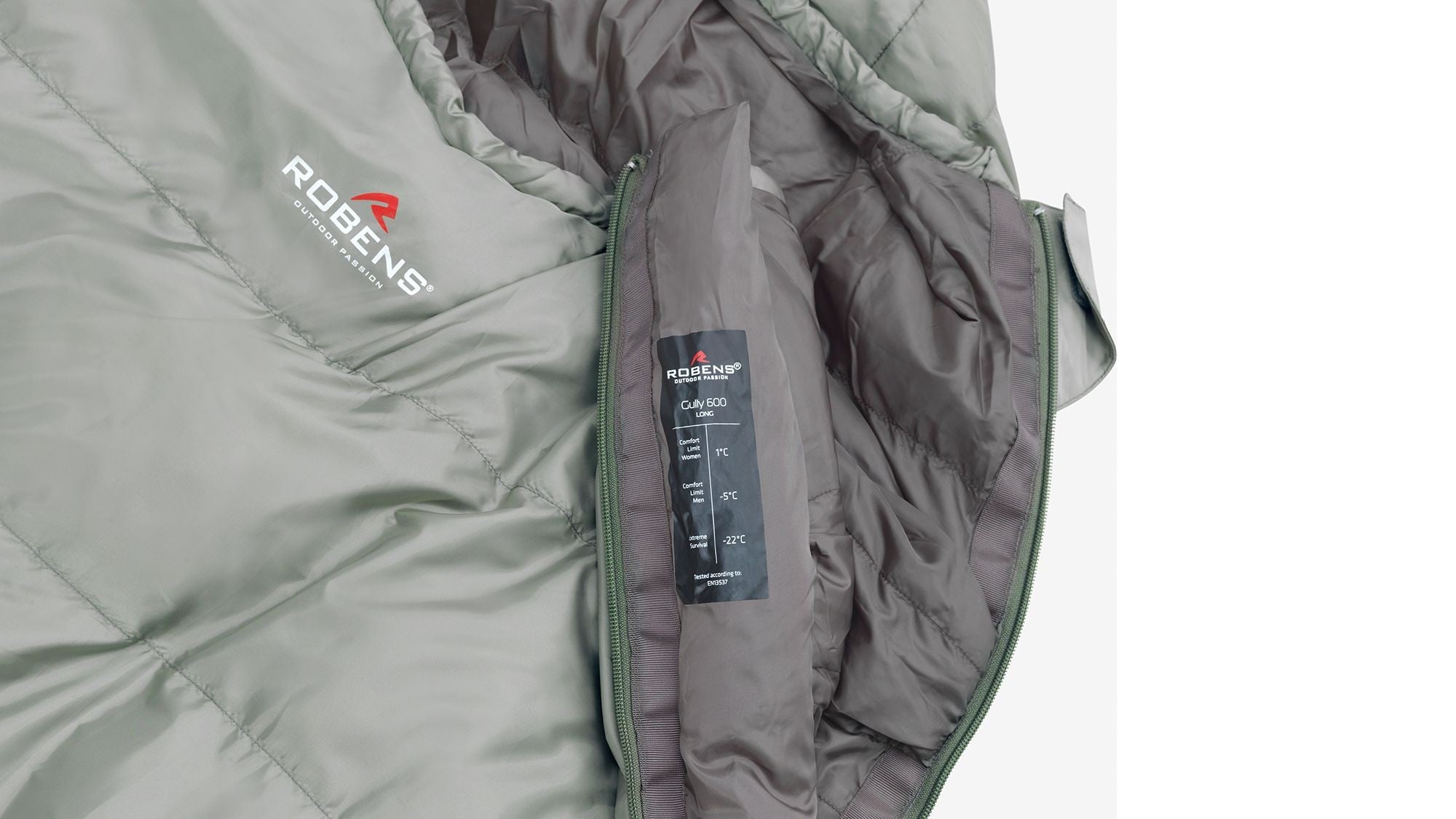 Υπνόσακος Robens Gully 600 -5°C Long | www.lightgear.gr