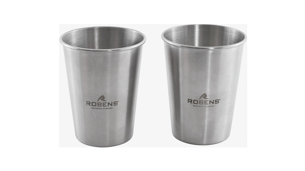 Σετ Ανοξείδωτες Κούπες Sierra Steel Robens 2τεμ | www.lightgear.gr