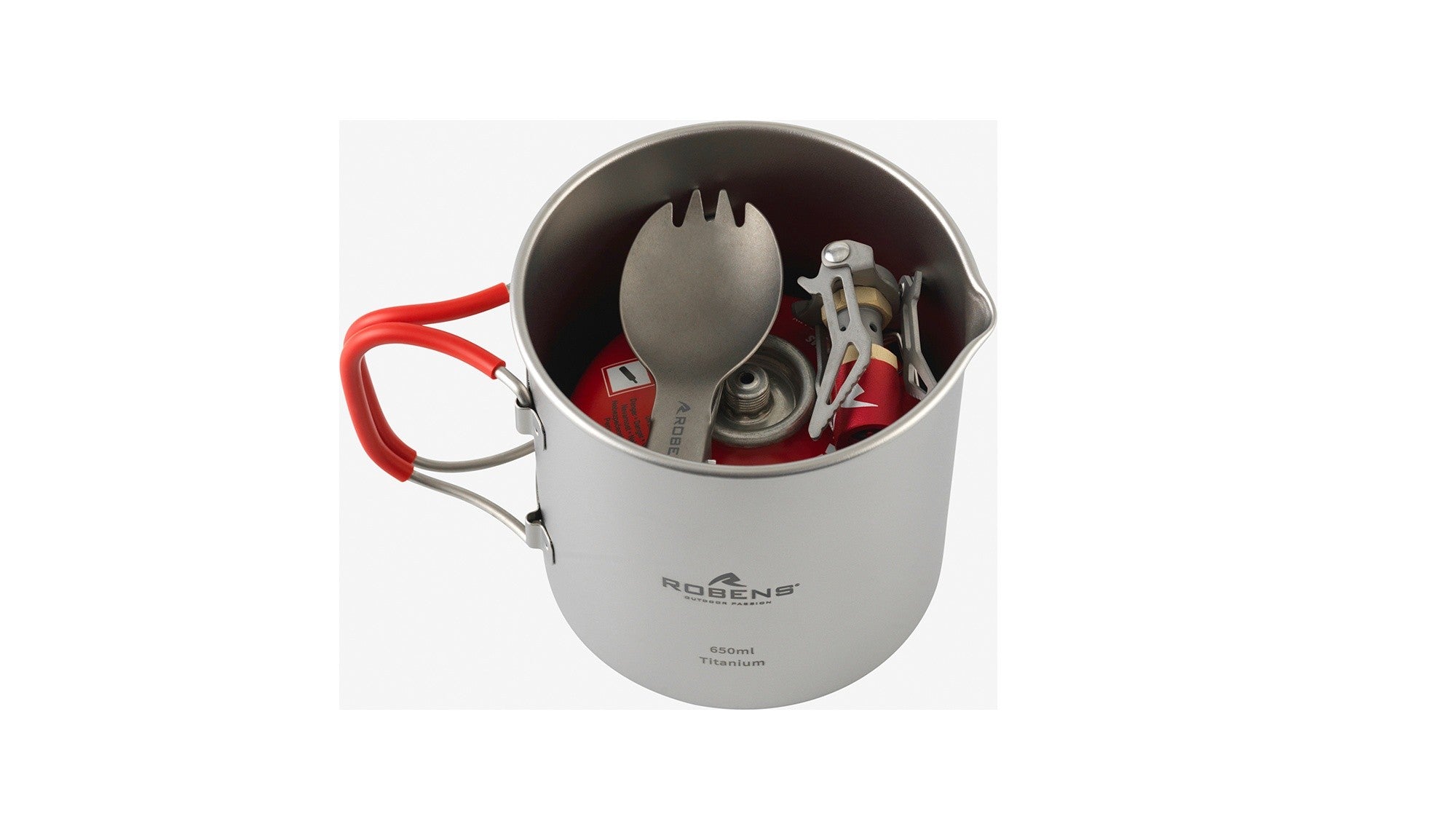 Σετ Μαγειρέματος Τιτανίου Robens Fire Wisp Solo Cook Set UL | www.lightgear.gr