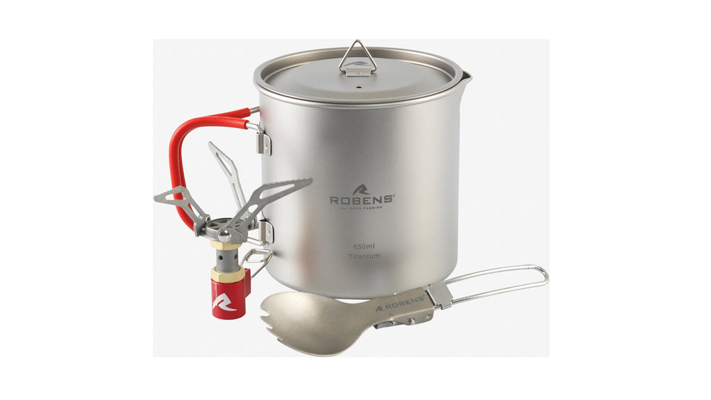 Σετ Μαγειρέματος Τιτανίου Robens Fire Wisp Solo Cook Set UL | www.lightgear.gr