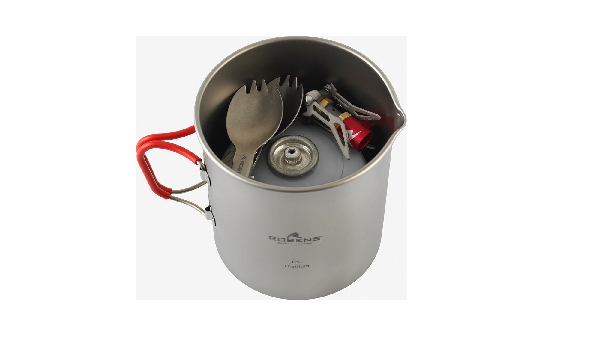 Σετ Μαγειρέματος Robens Fire Wisp Duo Cook Set UL Τιτανίου | www.lightgear.gr