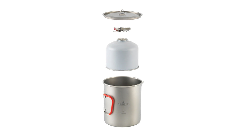 Κατσαρόλα Τιτανίου Robens Forge Duo Pot UL Ultralight | www.lightgear.gr