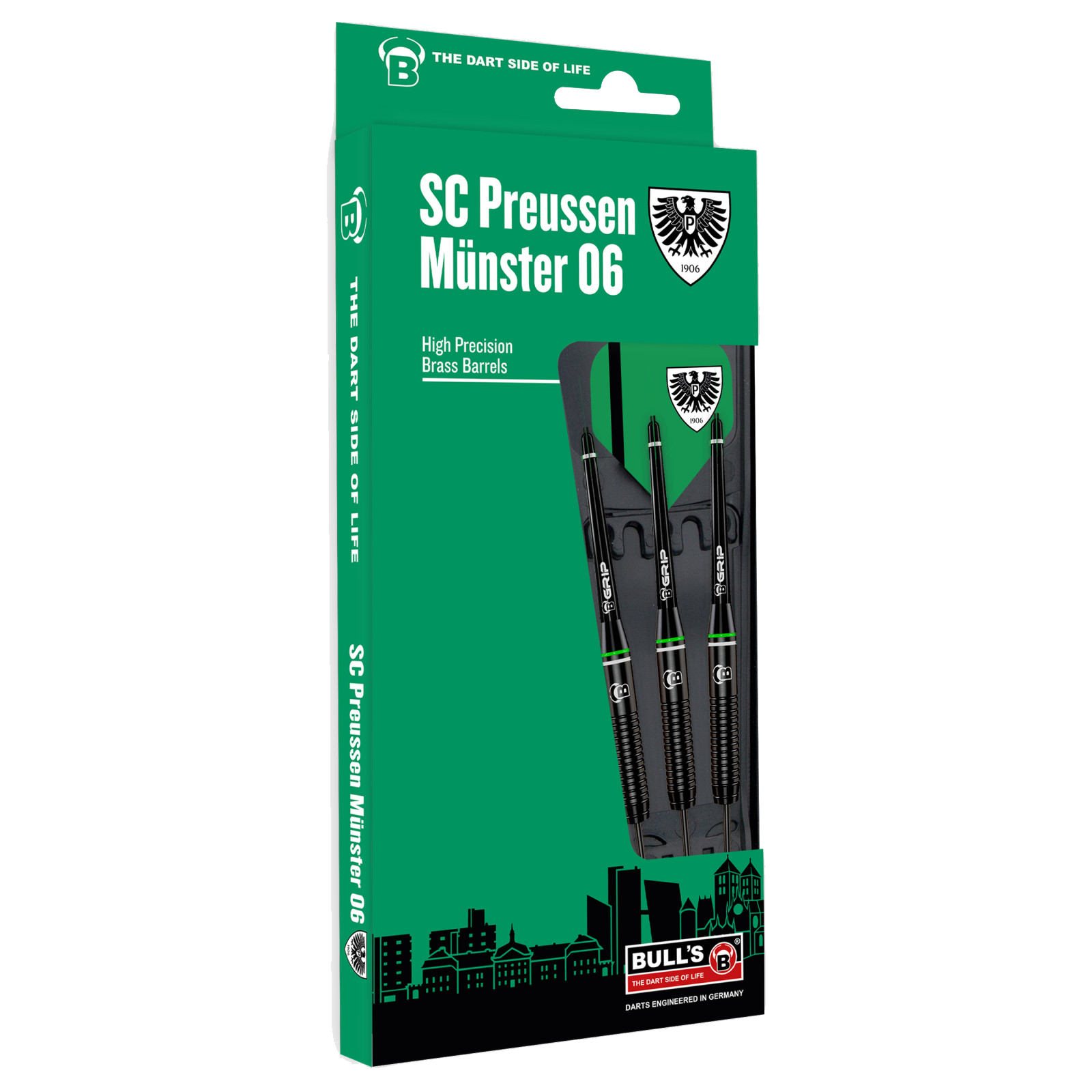 Βελάκια Dart Bull's Brass Steel Dart Preussen Munster 21g | www.lightgear.gr