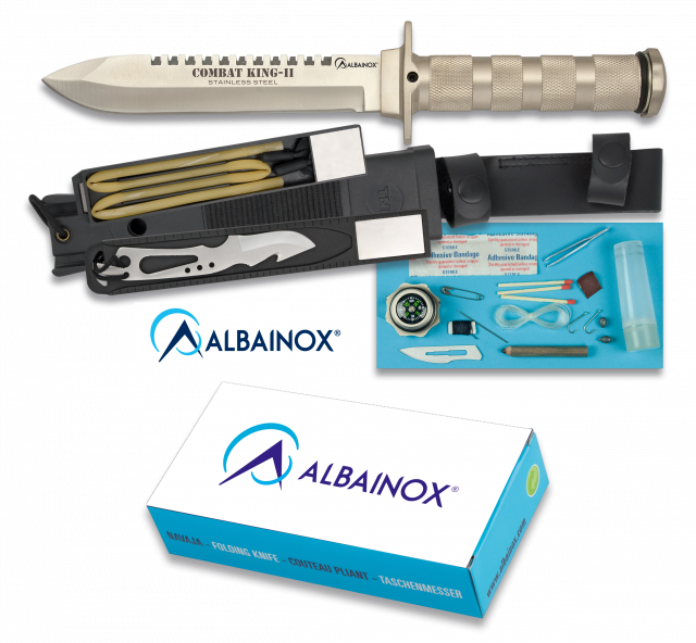 Μαχαίρι Albainox Survival Knife Combat King II 32033 | www.lightgear.gr