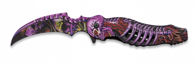 Σουγιάς Albainox Skull 2 Pocket Knife. Blade 9.5 18697 | www.lightgear.gr