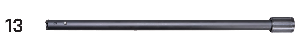Σωλήνας Garrett Για Vortex / Μεσαίος Αλουμινίου 13 | www.lightgear.gr