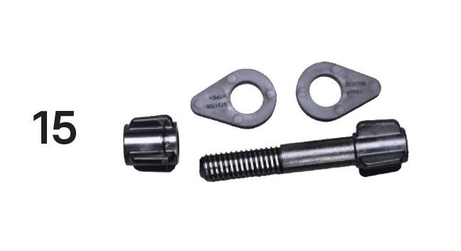 Σετ Βίδα-Ροδέλες Δίσκου Garrett Για Vortex 15 | www.lightgear.gr