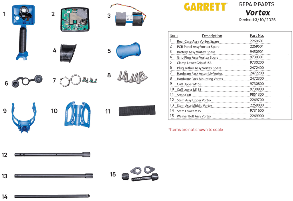 Σετ Βίδα-Ροδέλες Δίσκου Garrett Για Vortex 15 | www.lightgear.gr