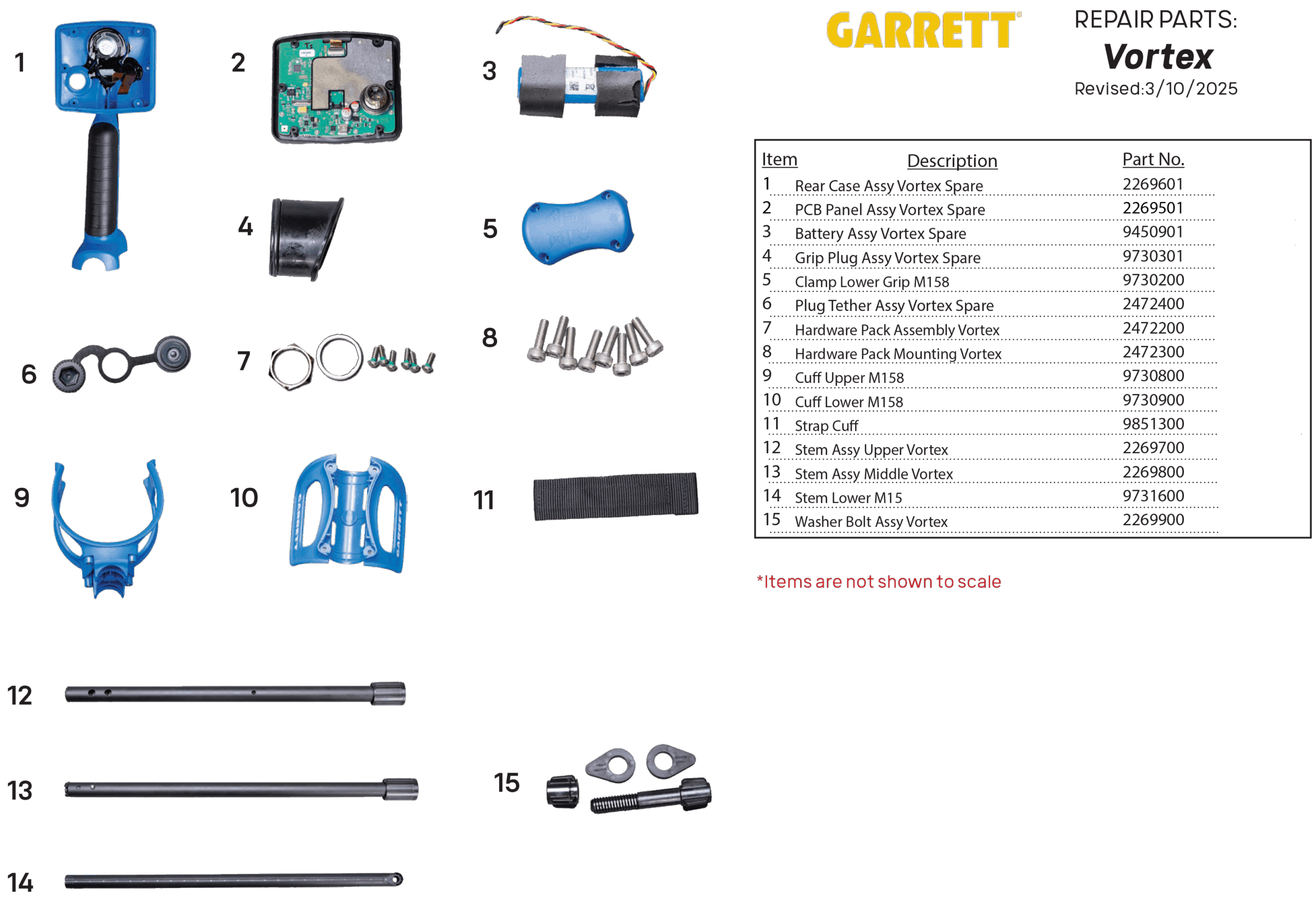 Σετ Βίδα-Ροδέλες Δίσκου Garrett Για Vortex 15 | www.lightgear.gr