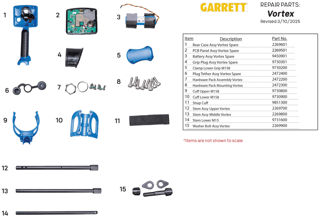 Σωλήνας Garrett Για Vortex / Κάτω Πλαστικός 14 | www.lightgear.gr
