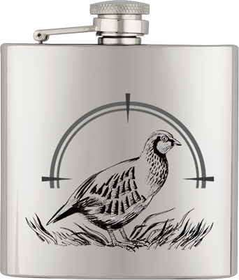 Υδροδοχείο - Φλασκί Barbaric Stainless Hip Flask. 6 Oz-Πέρδικα 40122gr4225 | www.lightgear.gr