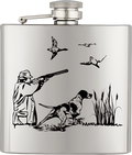 Υδροδοχείο - Φλασκ ίBarbaric Stainless Hip Flask. 6 Oz-Σκύλος+Κυνηγός 40122gr295 | www.lightgear.gr