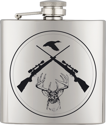 Υδροδοχείο - Φλασκί Barbaric Stainless Hip Flask. 6 Oz-Κυνήγι 40122gr291 | www.lightgear.gr