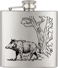 Υδροδοχείο - Φλασκί Barbaric Stainless Hip Flask. 6 Oz-Αγριογούρουνο 40122gr293 | www.lightgear.gr
