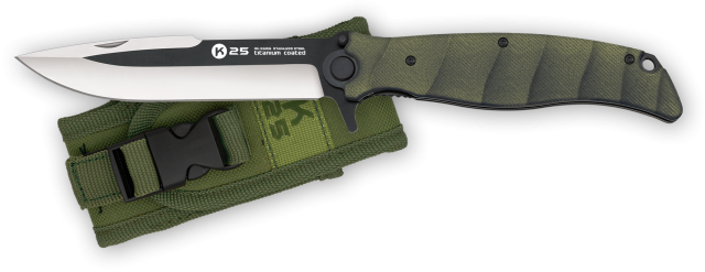 Σουγιάς K25 Green G10 Pocket Knife. Blade 13 cm 25015 | www.lightgear.gr