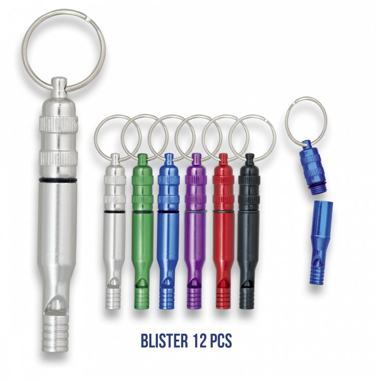 Μπρελόκ Albainox Survival Whistle Colours 09118 | www.lightgear.gr