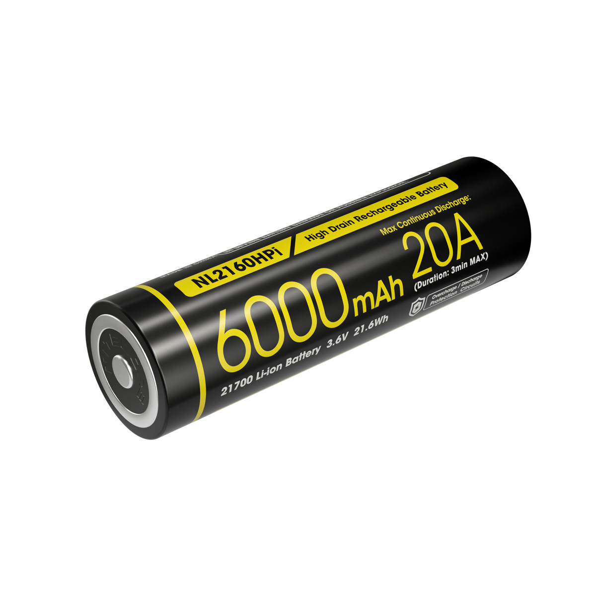 Μπαταρία Nitecore 21700 / 6000mah / HPI (τιμή Τεμαχίου) | www.lightgear.gr