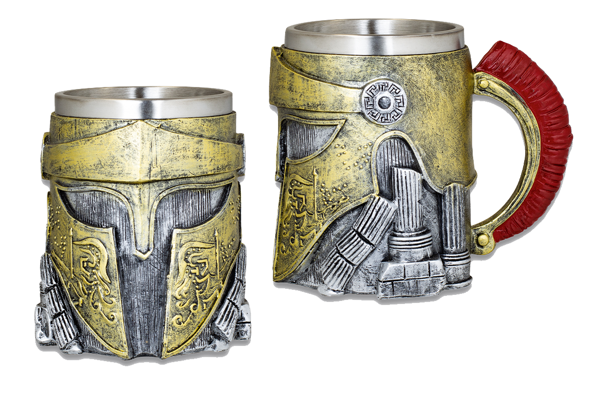 Ποτήρι Διακοσμητικό Tole10 Spartans Helmet 39763 | www.lightgear.gr