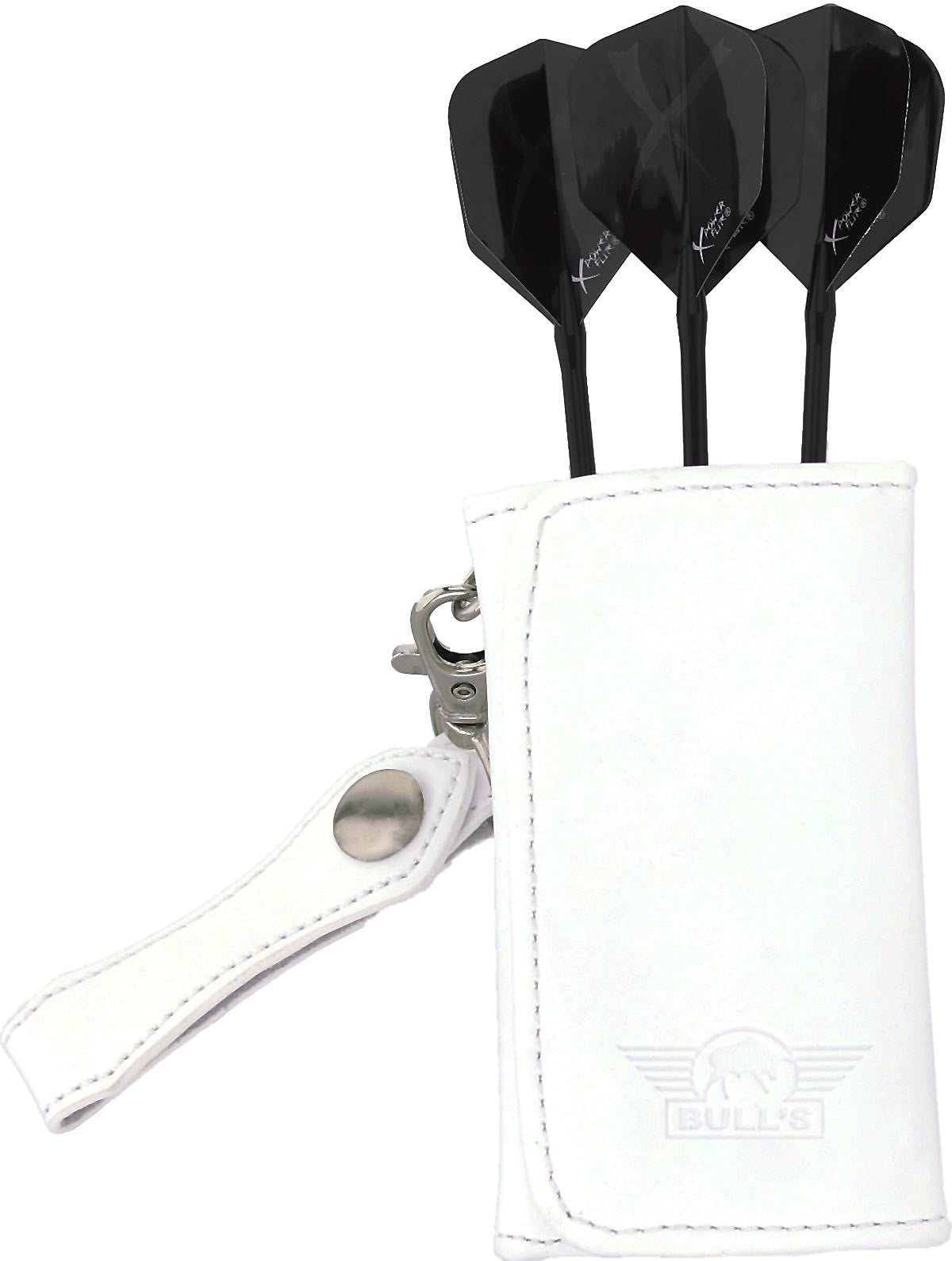 Θήκη Για Βελάκια Dart Bull's Caddy Δερμάτινη Λευκή | www.lightgear.gr