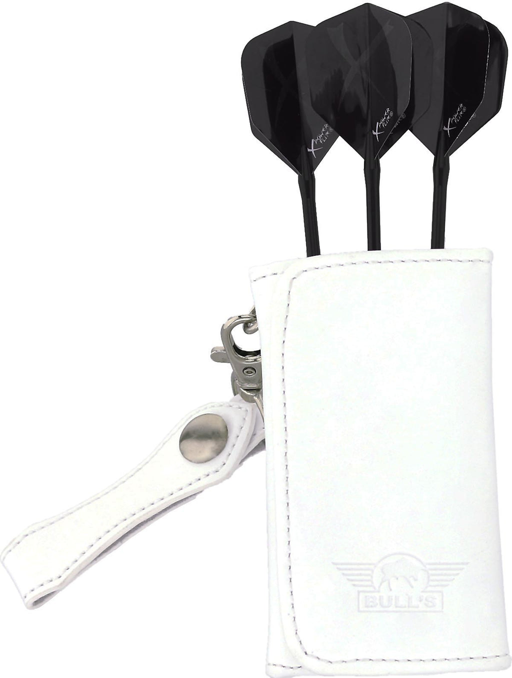 Θήκη Για Βελάκια Dart Bull's Caddy Δερμάτινη Λευκή | www.lightgear.gr