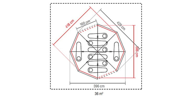 Σκηνή Coleman Octagon Blackout 8 | www.lightgear.gr