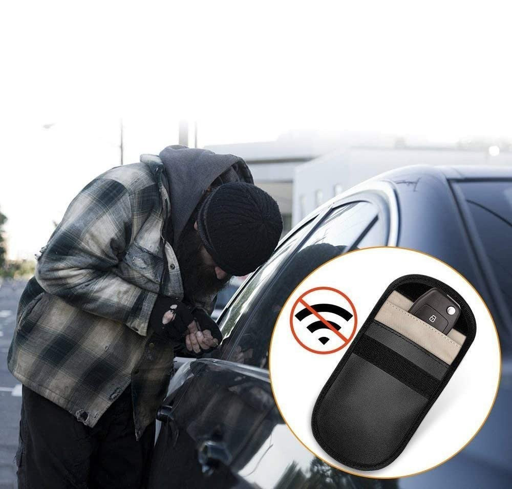 Θήκη Anti-theft Faraday Box για Κλειδιά Αυτοκινήτου Keyless Faraday Cage 14x10cm Μαύρη | www.lightgear.gr