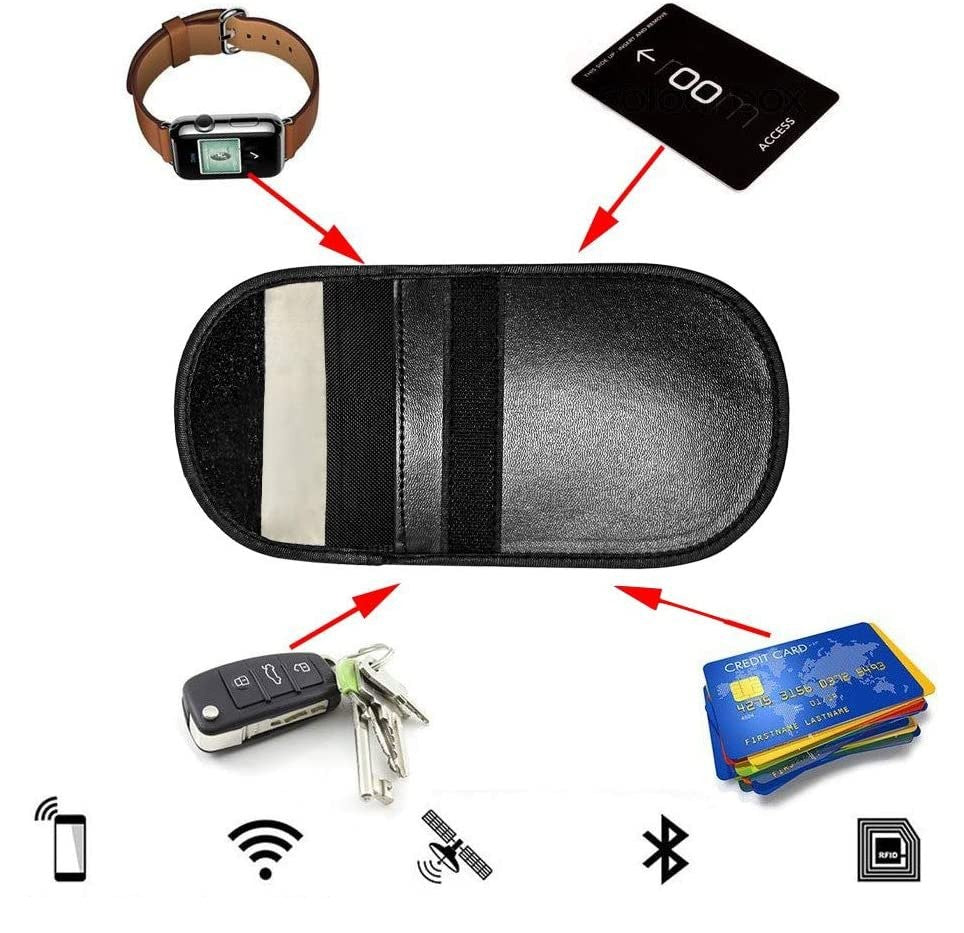 Θήκη Anti-theft Faraday Box για Κλειδιά Αυτοκινήτου Keyless Faraday Cage 14x10cm Μαύρη | www.lightgear.gr