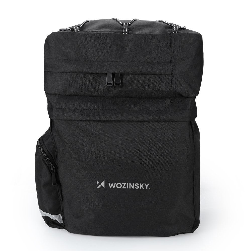 Τσάντα Ποδηλάτου Wozinsky 60L με Rain Cover Μαύρη WBB13BK | www.lightgear.gr