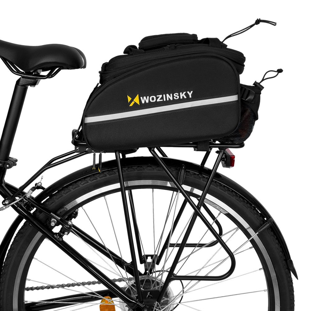 Τσάντα Ποδηλάτου Wozinsky Large Bike Rack 35L με Κάλυμμα Βροχής Μαύρη WBB19BK | www.lightgear.gr