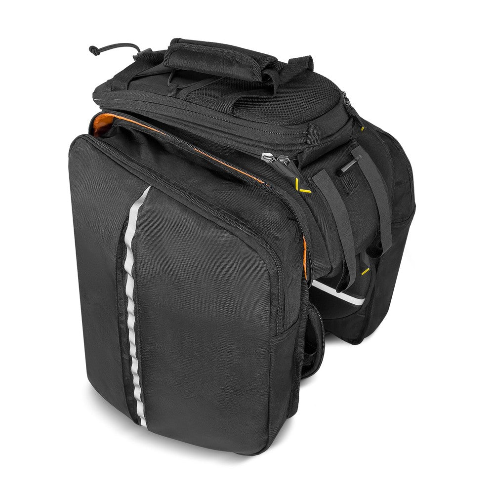 Τσάντα Ποδηλάτου Wozinsky Large Bike Rack 35L με Κάλυμμα Βροχής Μαύρη WBB19BK | www.lightgear.gr