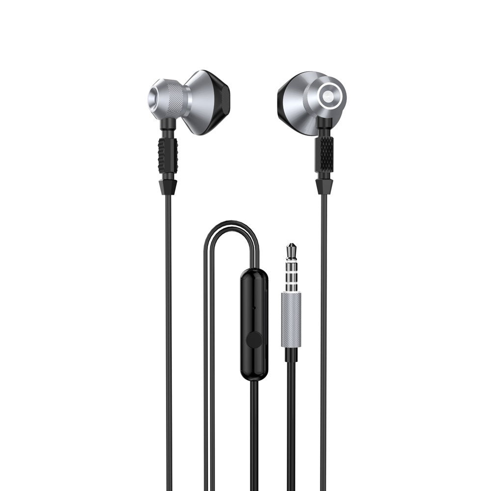 Ακουστικά Earbuds Με Καλώδιο Dudao Metal 3.5mm Mini Jack Gray X2C-Gray | www.lightgear.gr