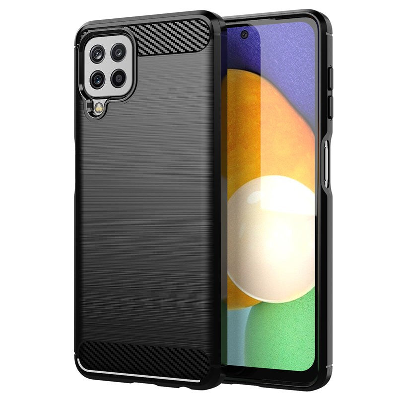 Θήκη Carbon Flexible TPU για Samsung Galaxy A22 4G Μαύρο | www.lightgear.gr