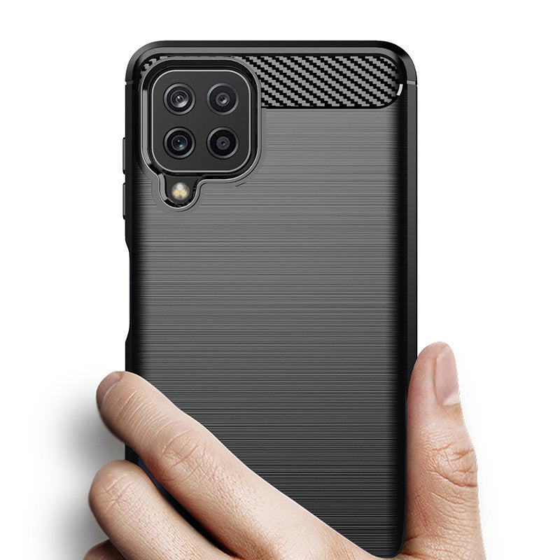 Θήκη Carbon Flexible TPU για Samsung Galaxy A22 4G Μαύρο | www.lightgear.gr