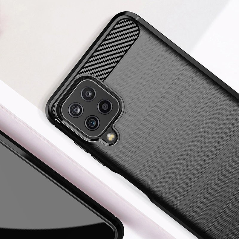 Θήκη Carbon Flexible TPU για Samsung Galaxy A22 4G Μαύρο | www.lightgear.gr