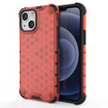 Θήκη Honeycomb Armor με TPU Bumper για iPhone 13 Mini Κόκκινο | www.lightgear.gr