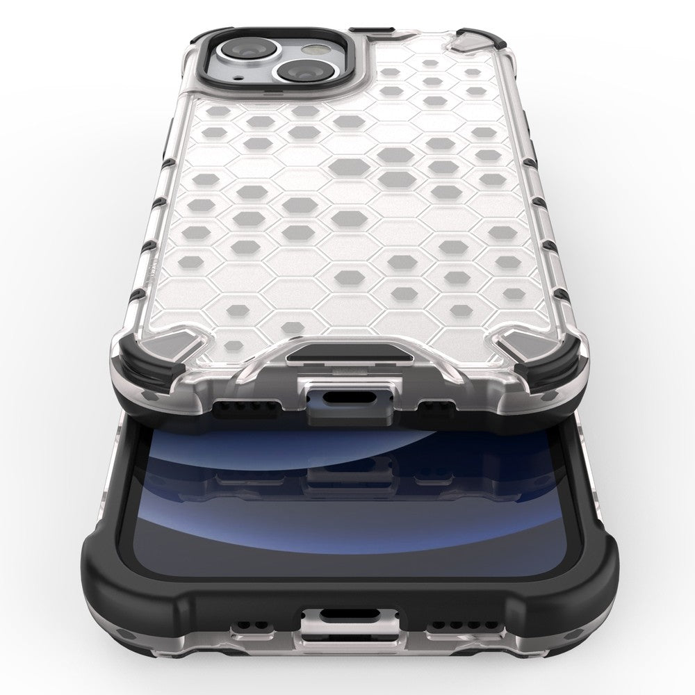 Θήκη Honeycomb Armor με TPU Bumper για iPhone 13 Mini Διάφανη | www.lightgear.gr