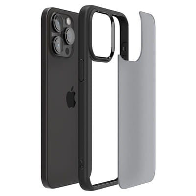 Θήκη Spigen Ultra Hybrid για iPhone 15 Pro Max Clear Black | www.lightgear.gr