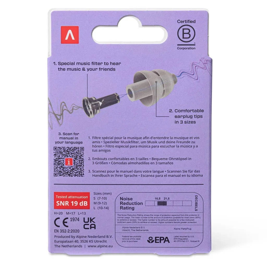 Ωτοασπίδες Alpine Party Plug | www.lightgear.gr