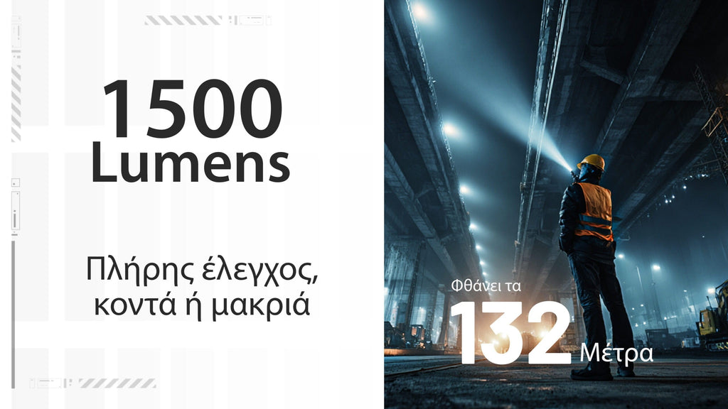 Φακός Led Nitecore EDC07 1500lumens | www.lightgear.gr