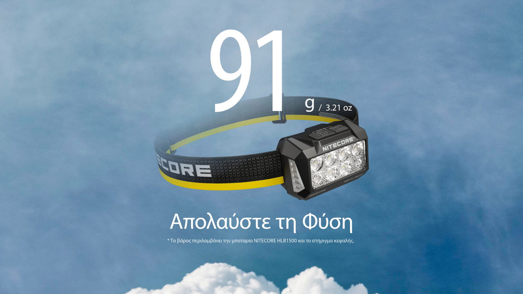 Φακός Κεφαλής LED Nitecore HA25 UHE 800 Lumens | www.lightgear.gr