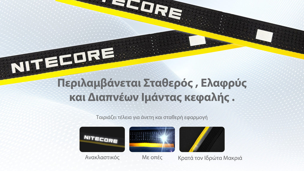Φακός Κεφαλής LED Nitecore HA25 UHE 800 Lumens | www.lightgear.gr