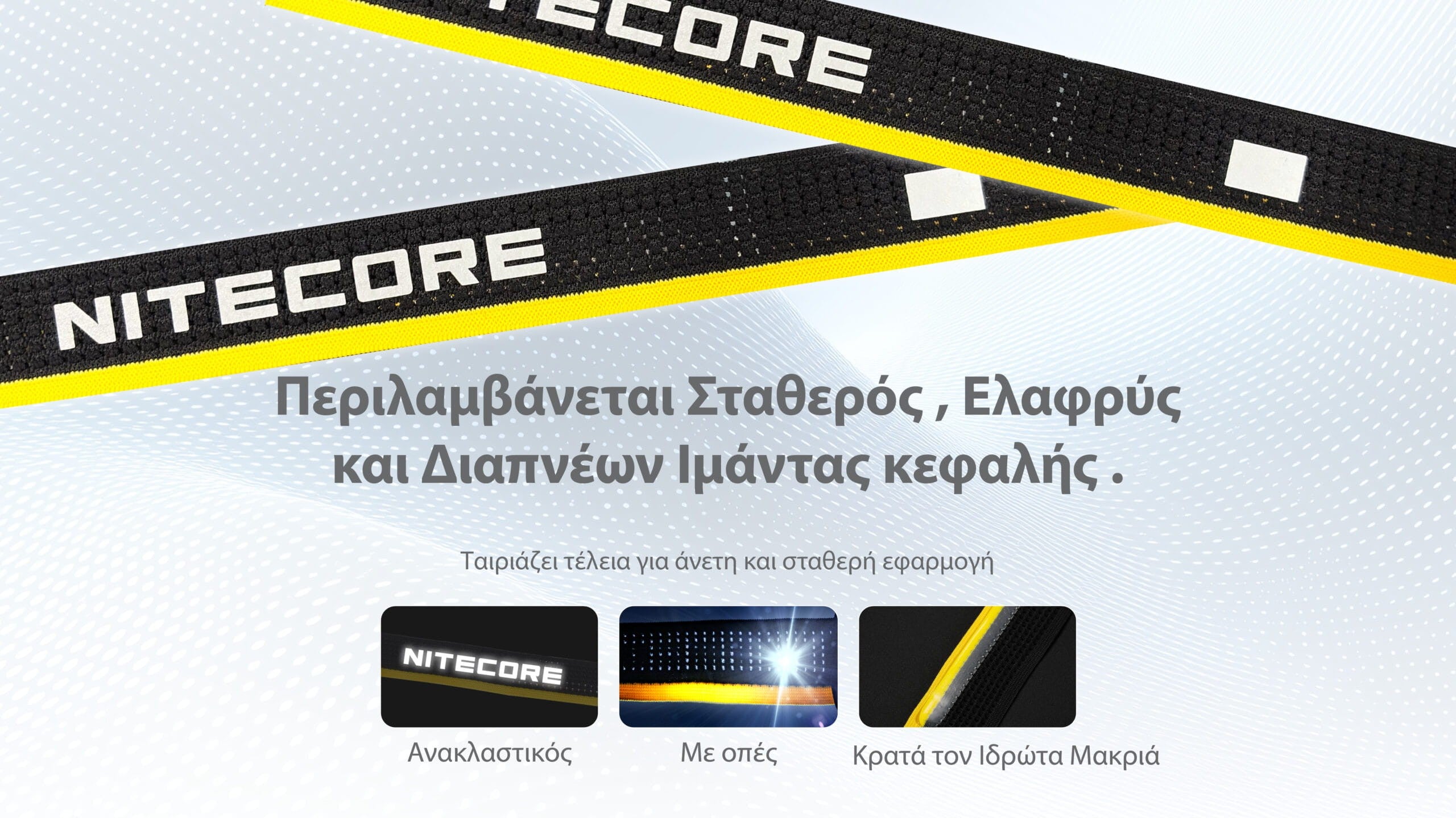 Φακός Κεφαλής LED Nitecore HA25 UHE 800 Lumens | www.lightgear.gr