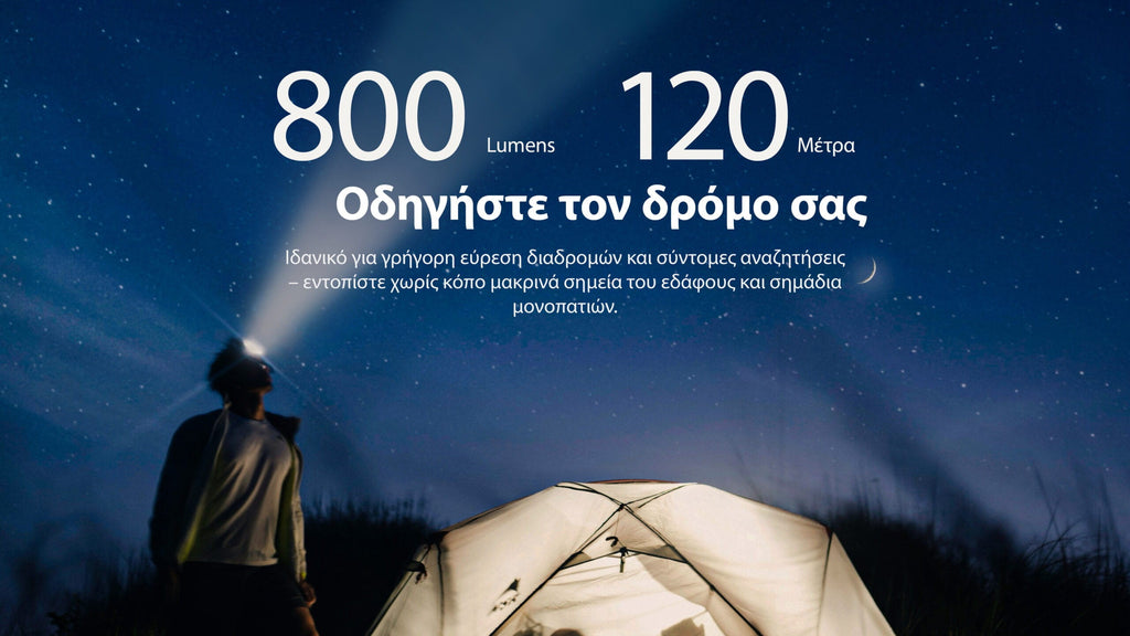 Φακός Κεφαλής LED Nitecore HA25 UHE 800 Lumens | www.lightgear.gr