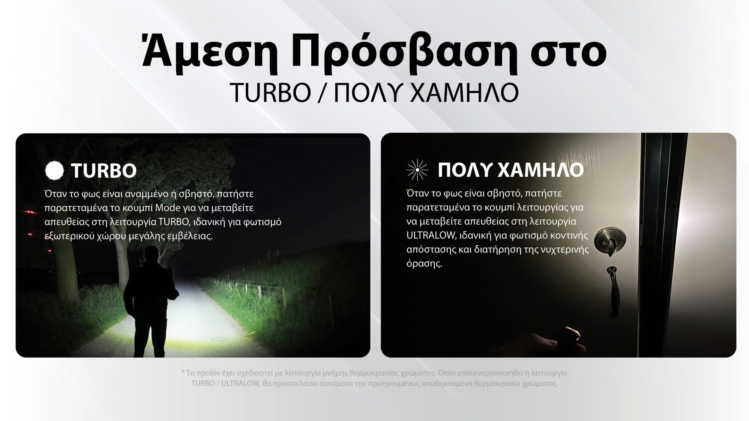 Φακός Επαναφορτιζόμενος Nitecore LED TIP3 | www.lightgear.gr