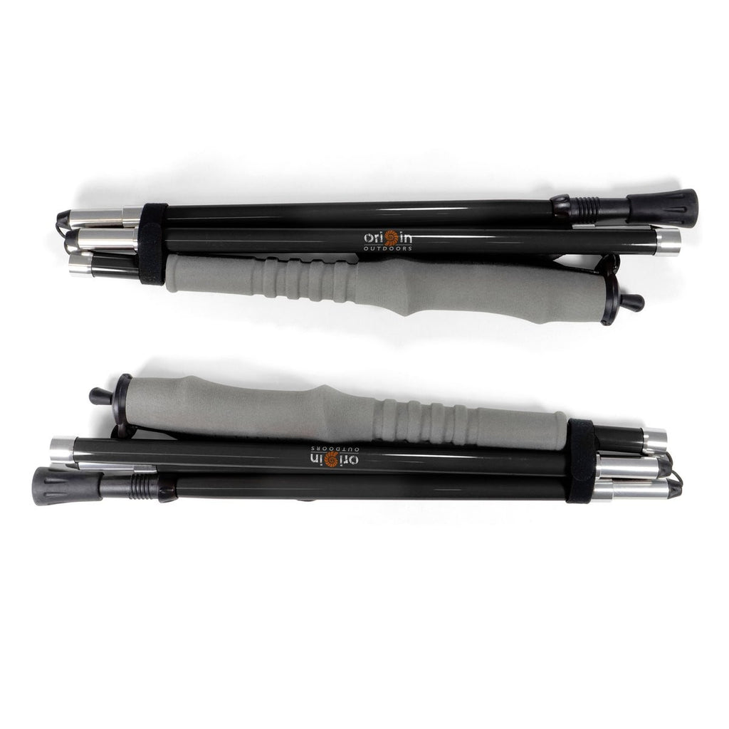 Μπατόν Πεζοπορίας Origin Outdoors Carbon Feather Μαύρο 110cm 2τεμ | www.lightgear.gr
