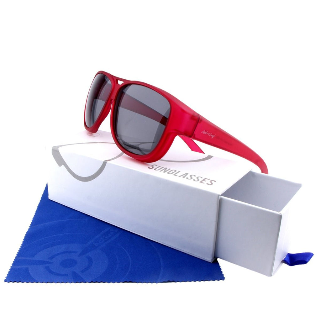 Γυαλιά Ηλίου Activesol Fitover-Sunglasses El Aviador Κόκκινο | www.lightgear.gr