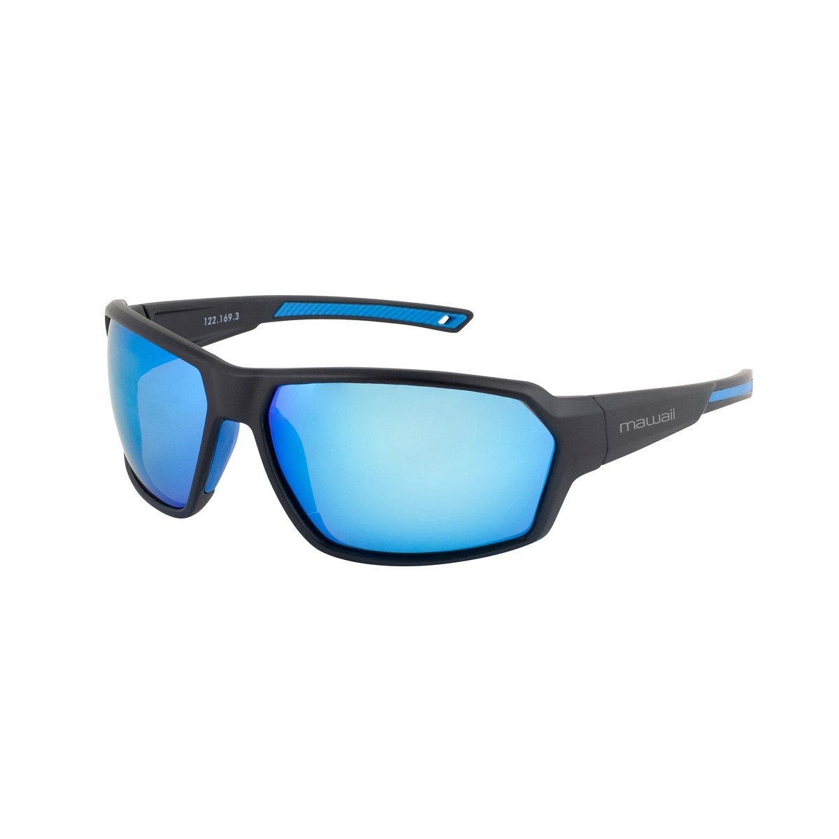 Γυαλιά Ηλίου Mawaii Sportstyle Grip Mat Black-Blue 14cm | www.lightgear.gr